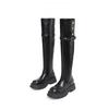 Women's Thick-Soled Retro Over-the-Knee Knight Boots - Autumn/Winter Fashion Martin Boots