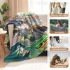 Game Genshin Impact Kinich Flannel Blanket Warmth Soft Air Conditioning Otaku Blanket Multifunctional Decorative Blankets