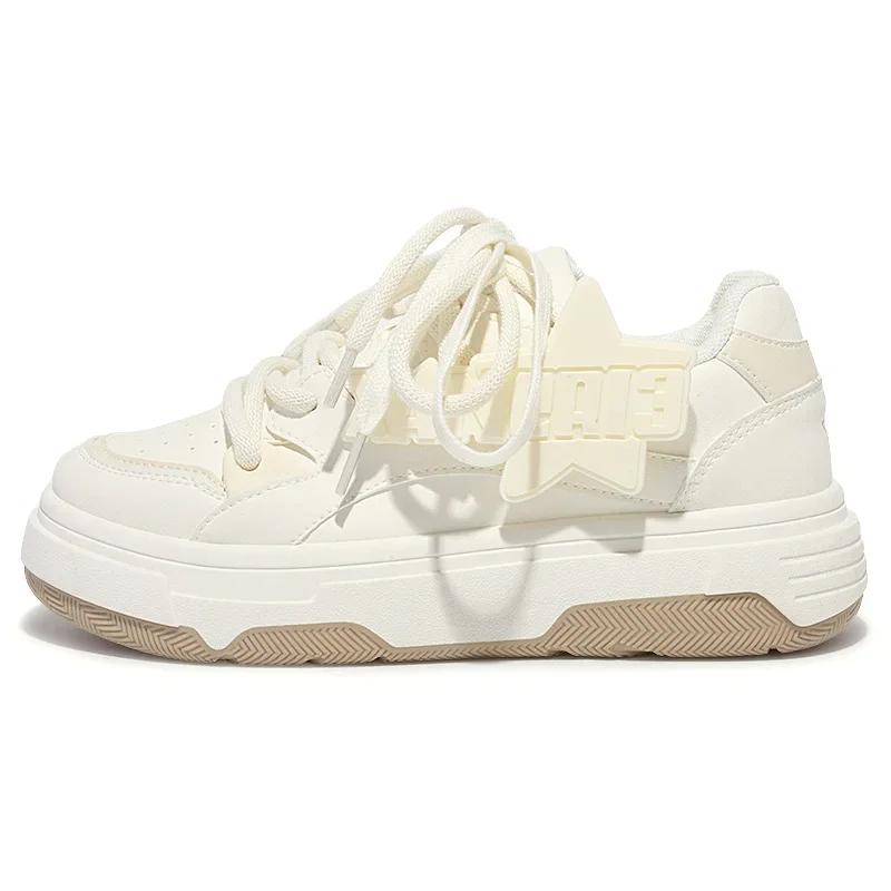 Fashion Designer Platform Sneakers Women Jogging Shoes Woman Walking Chunky Sneakers White Casual Slip On Vulcanized Shoes Plus Size 40