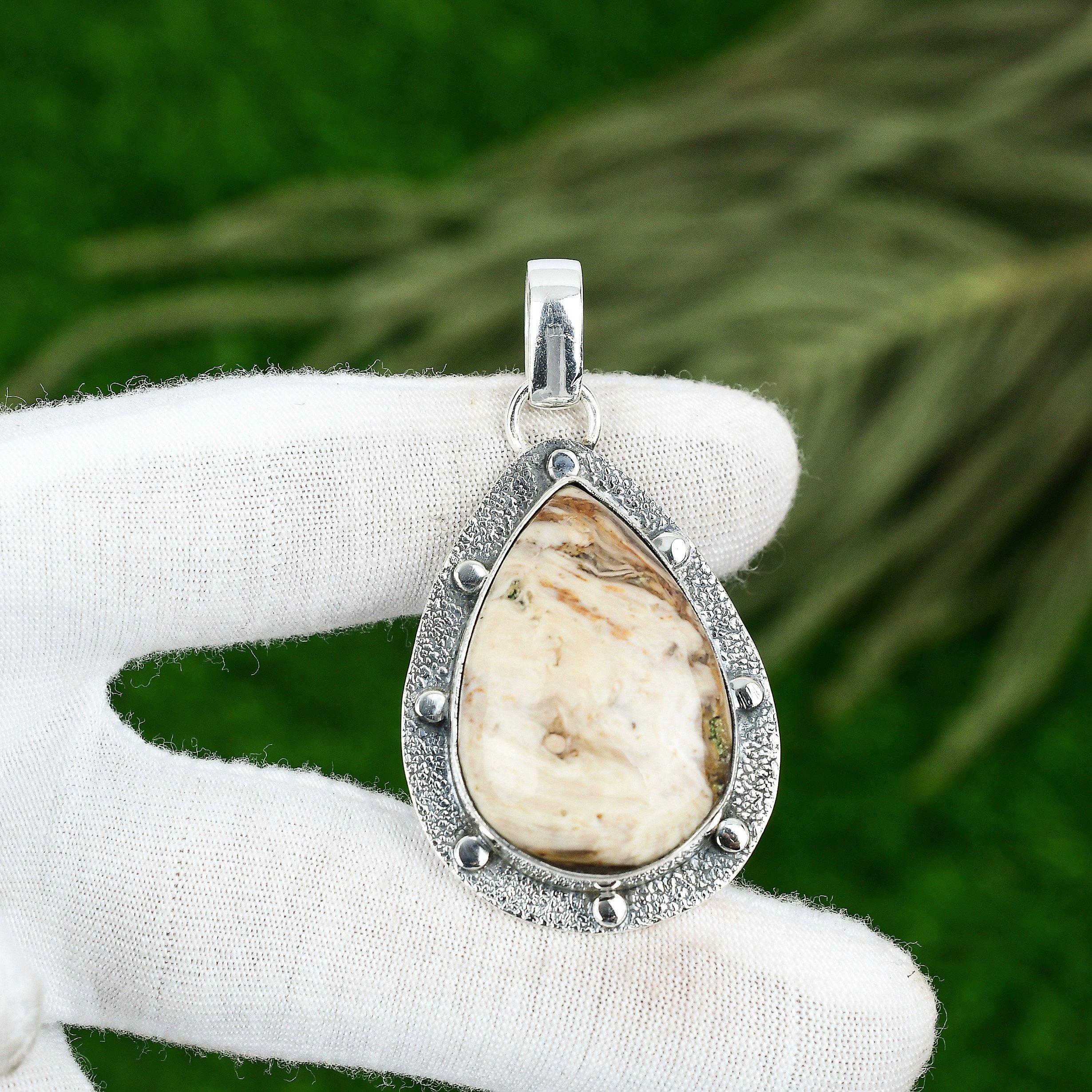 Скидка ко Дню поминовения Натуральный Дикий Конь Свадебный Оправа Подвеска Ювелирные изделия 925 Серебро