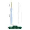 Adjustable Punch Needle with Colored Plastic Handle for Wool Embroidery and Handmade Crafts