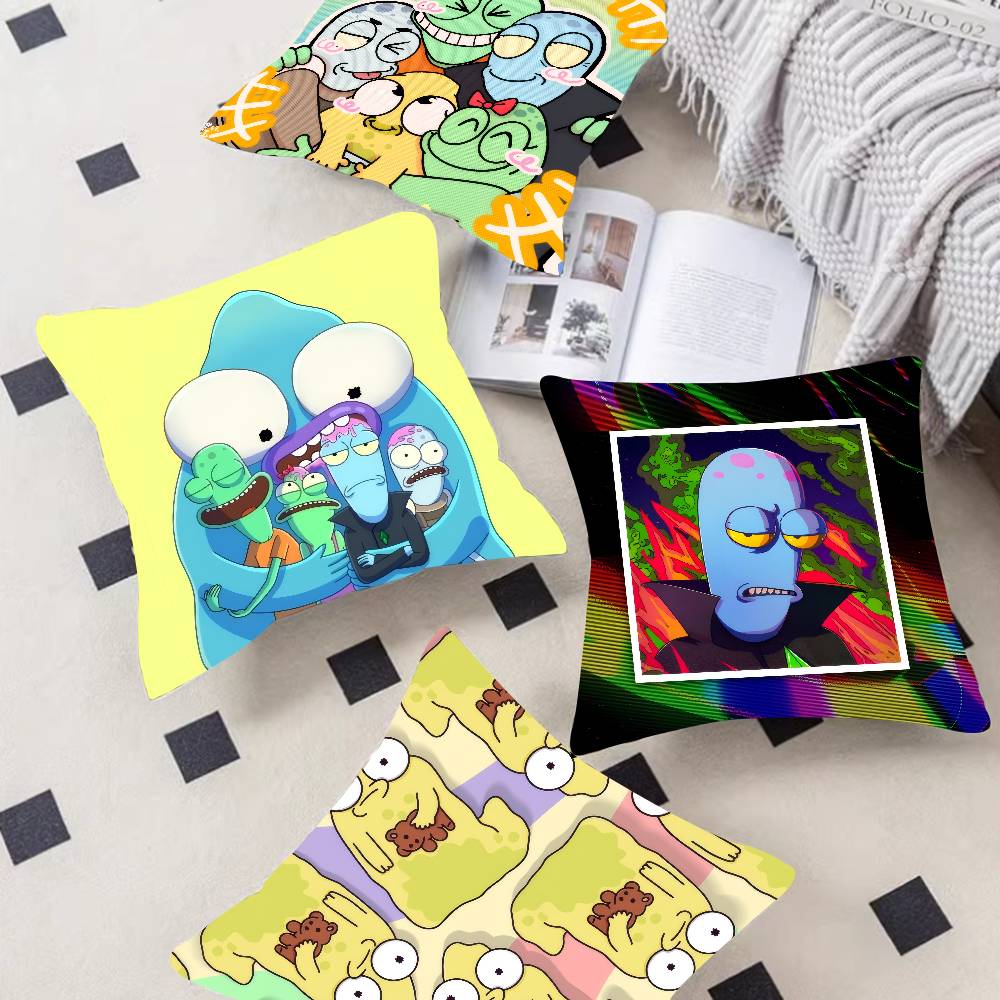 Personalized Pillow Cover Kids Bedroom Wild Party Decor Pillowcase Kid Birthday Shower Gift Anime Solar O-Opposites