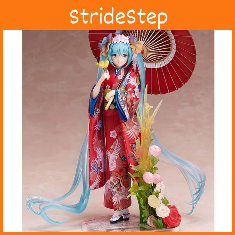 Exquisite Anime Stronger Hatsune Miku Kimono Yukata Hanairogoromo Pvc Action Figure