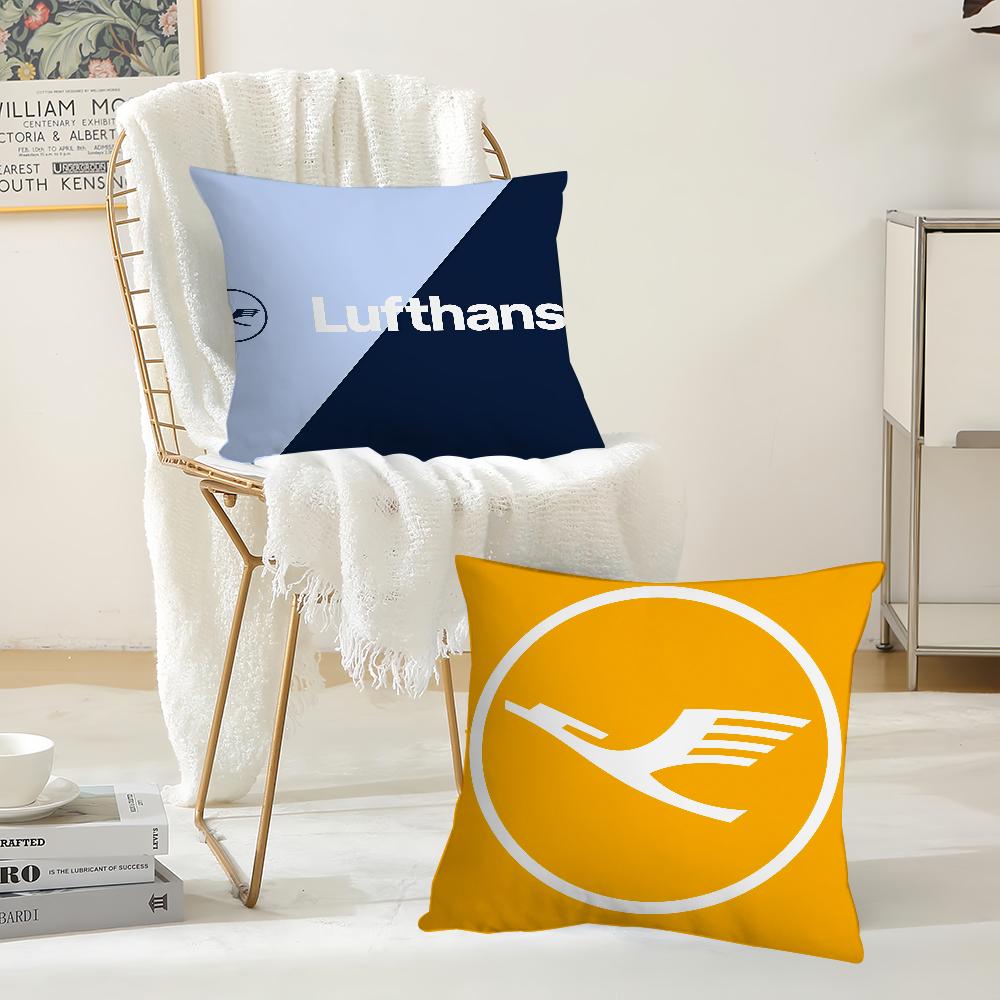 Deutsche Llufthansa German Pillow Case Suitable For Bedrooms Living Rooms Cars Home Decoration
