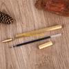 W89C Metal Gel Pen with Scale Ruler Business Pen Guest Pen for Wedding
