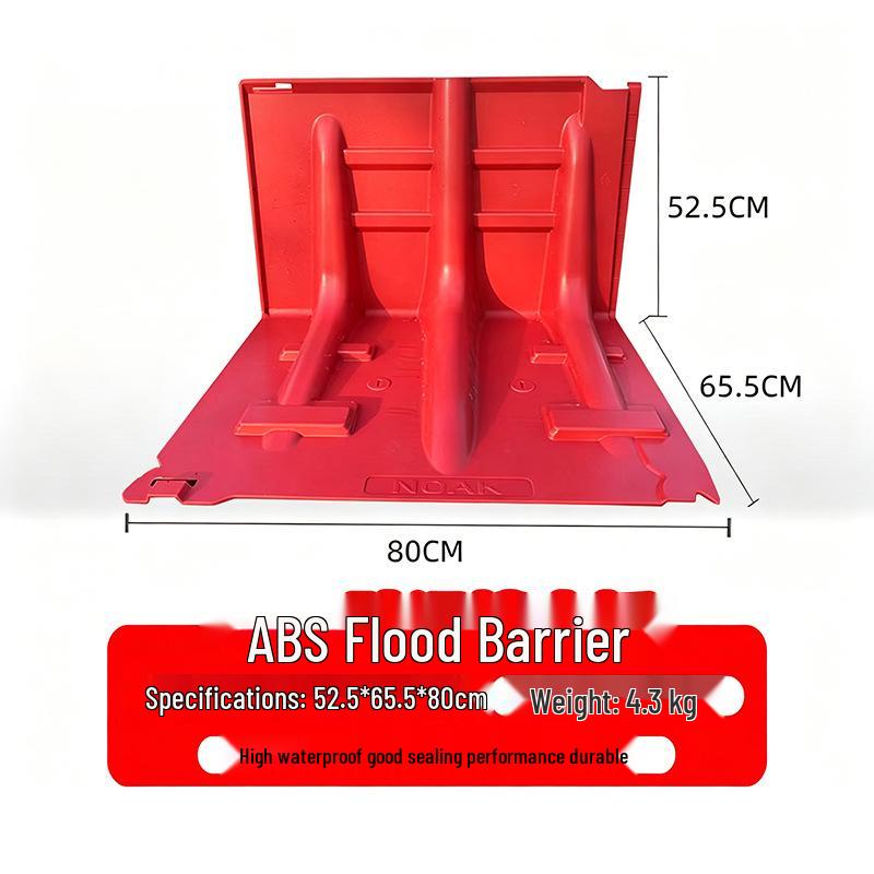 ABS L veida plastmasas plūdu barjera