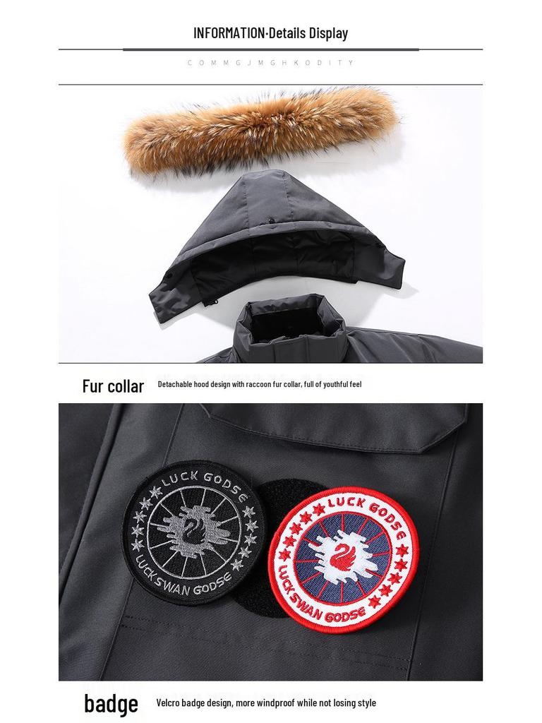 Unisex Extreme Cold Expedition Goose Down Parka - Winter Thickened Plus Size Coat