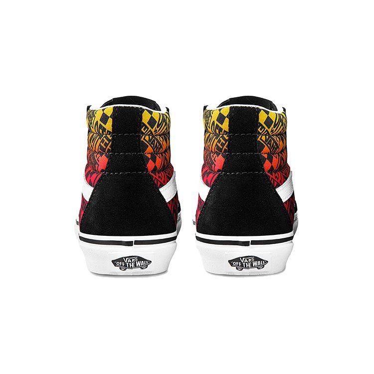 Vans Sk8 Non-Slip Durable High-Top Kids Skate Shoes Black Multicolor Kids Sneakers VN0A4BUW2N5