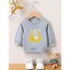 Kids  Crewneck Hoodie, Cute Cartoon & Geometric Print,Spring Autumn Winter Holiday Tops