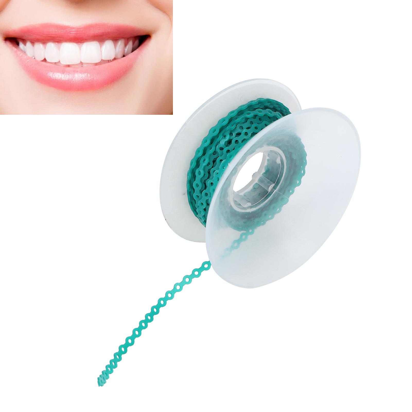 

Orthodontic Rubber Chains Portable Elastic Dental Brace Power Chain Accessory for Orthodontic Treatment