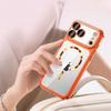 17Pro Cases Dust Plug Eletroplate Soft TPU Magsafe Case for iPhone 17 16 15 Pro Max 17 Pro Max Clear Silicone Cover