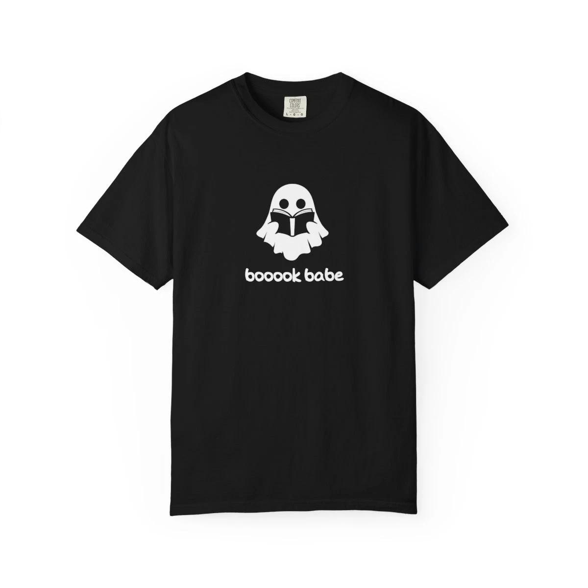 Book Babe Bookish Ghosh Reader Halloween Spooky Meme Funny Gift Unisex T-Shirt S