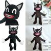Soft And Cuddly Black Cartoon Cat Plush Toy Ideal For All Ages Holiday Gifts