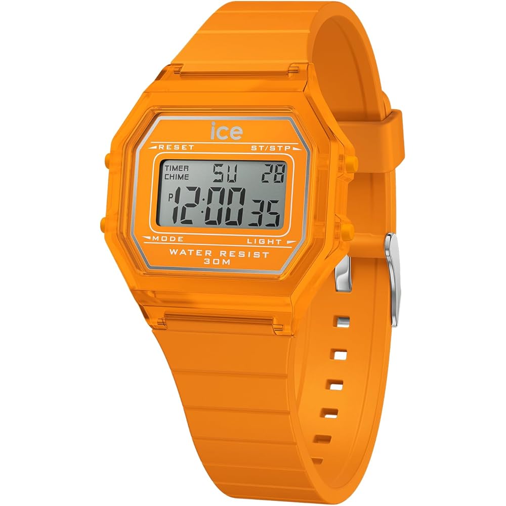 

Authorized Ice Watch Authorized Dealer [Ice Watch] Ice Watch Men s and Women s Wristwatch 022886 ICE Digit Retro Neon Orange Clear Small 32mm
