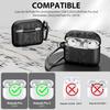 AIRSPO Airpod Pro 2nd Generation Case, 3D Floral Embossed Soft Silicone Protective Cover with Cleaner Kit for Apple Airpods Pro 2nd 1st Gen Case with