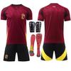 Maglia da calcio casalinga del Belgio Coppa Europa 2024 N.. 7 De Bruyne 10 Lukaku 25 set di maglie multi-libreria