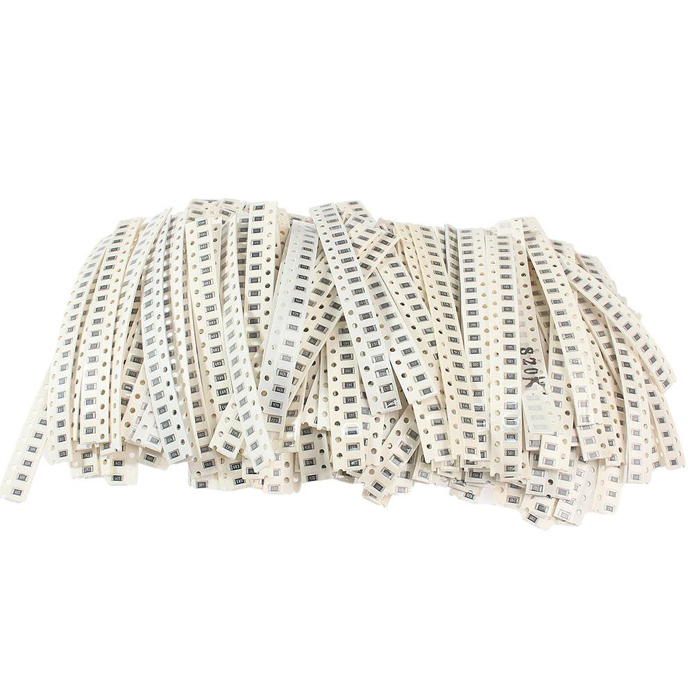 

2920PCS/Set 1206 SMD Resistor Kit 146 Values*20PCS Resistor Pack Assorted Kit 0R 1R~1M Ohm DIY Electronic Kit 5% 10 Ом 1кОм