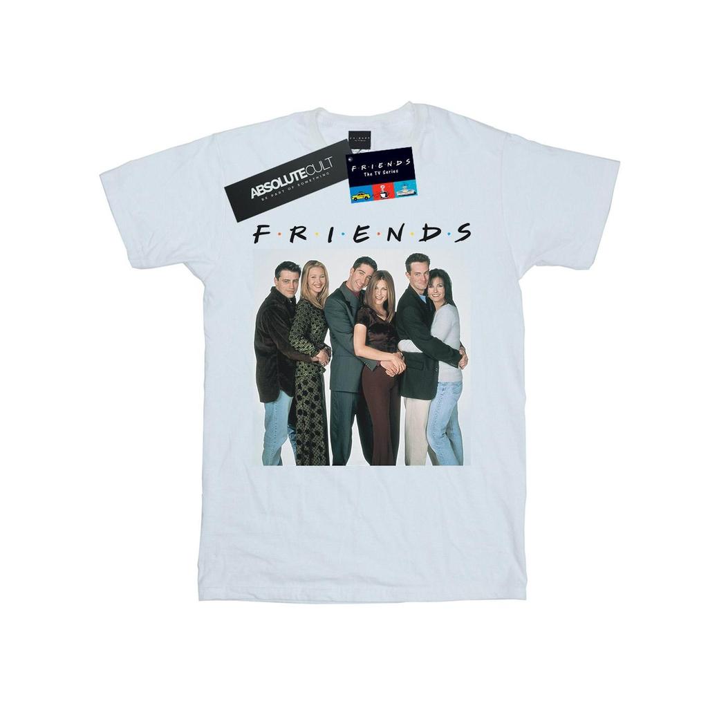 Friends Womens/Ladies Group Photo Hugs Cotton Boyfriend T-Shirt