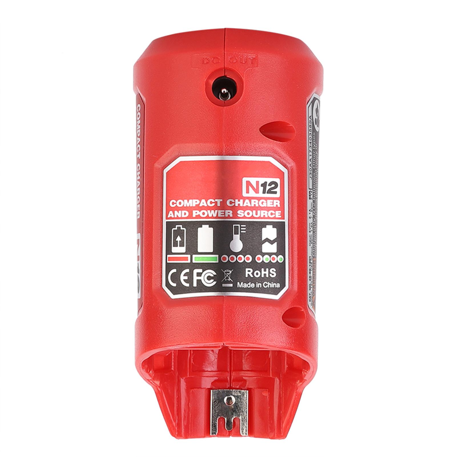 

Портативное зарядное устройство USB и источник питания для Milwaukee 48-59-1201 M12