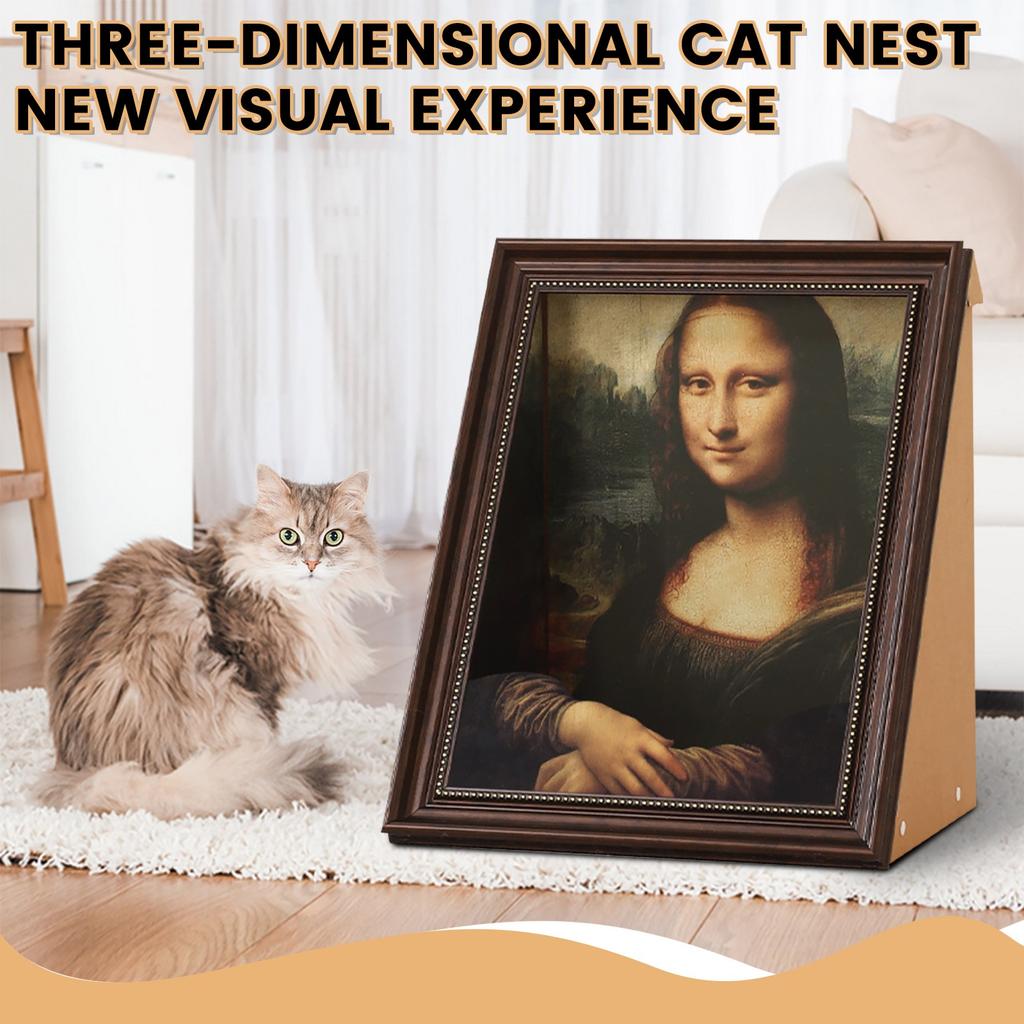 Oil Painting Bed Replaceable Oil Painting Scratching Board Photo Frame Three-dimensional Effect Creative Bed