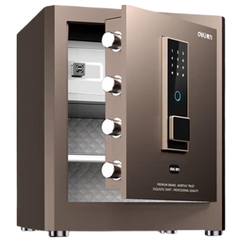Deli 45cm Fingerprint Password Home Office Safe