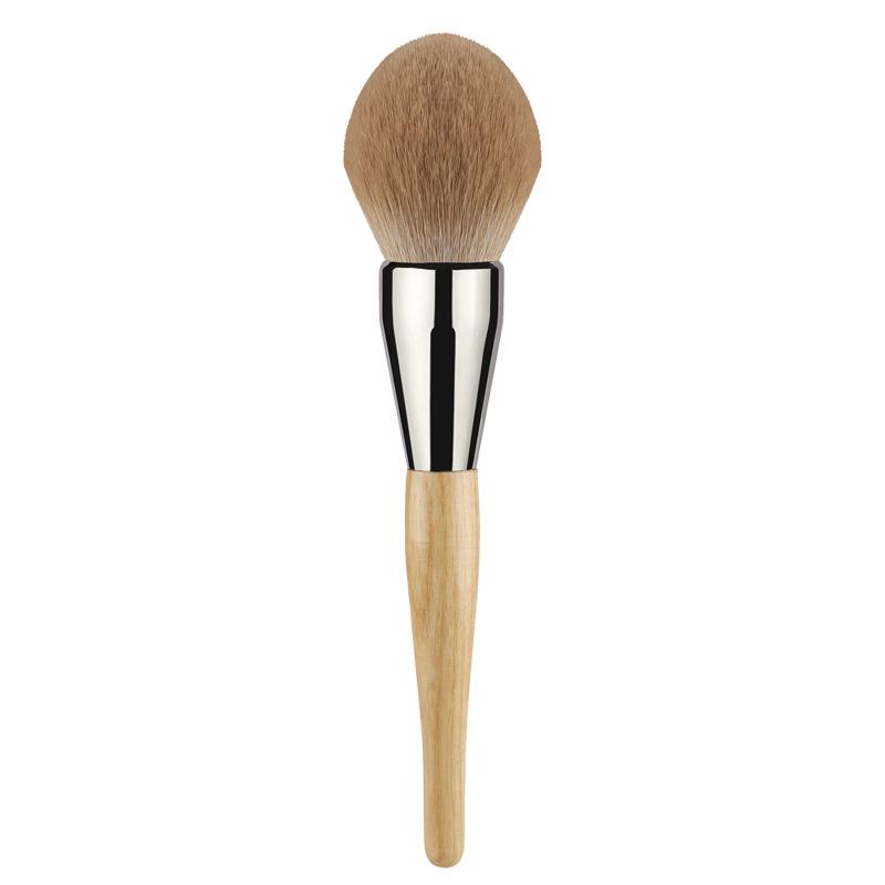 Supergroßer Puderpinsel Superweiches Haar Puderpinsel Großer Bionischer Honigpuderpinsel Reines Massivholz Setting Blush Make-up-Pinsel