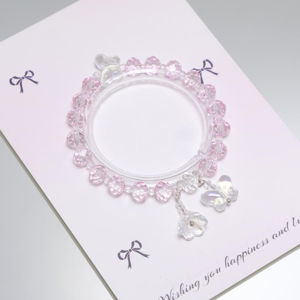 Mori Style Mermaid Crystal Bracelet - Sweet, Versatile Design for Women, Students, and Best Friends.
