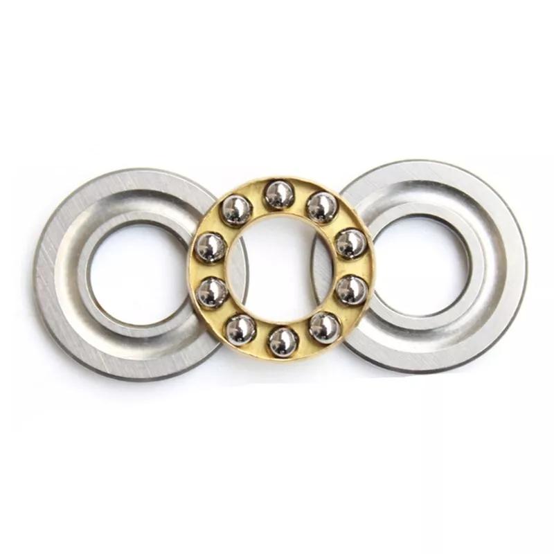 1Pcs Plane Axial Ball Bearing Thrust Bearings F3-8M to F12-21M I.D 3mm-12mm Miniature Plane Thrust Ball Bearings Steel All Size