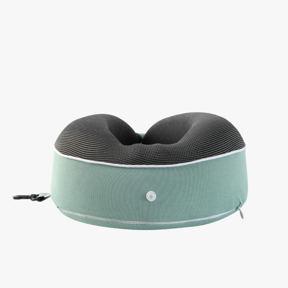 Portable Breathable Fabric U-shaped Pillow Slow Rebound With Storage Bag Travel Pillow Foldable Neck Pillow Office