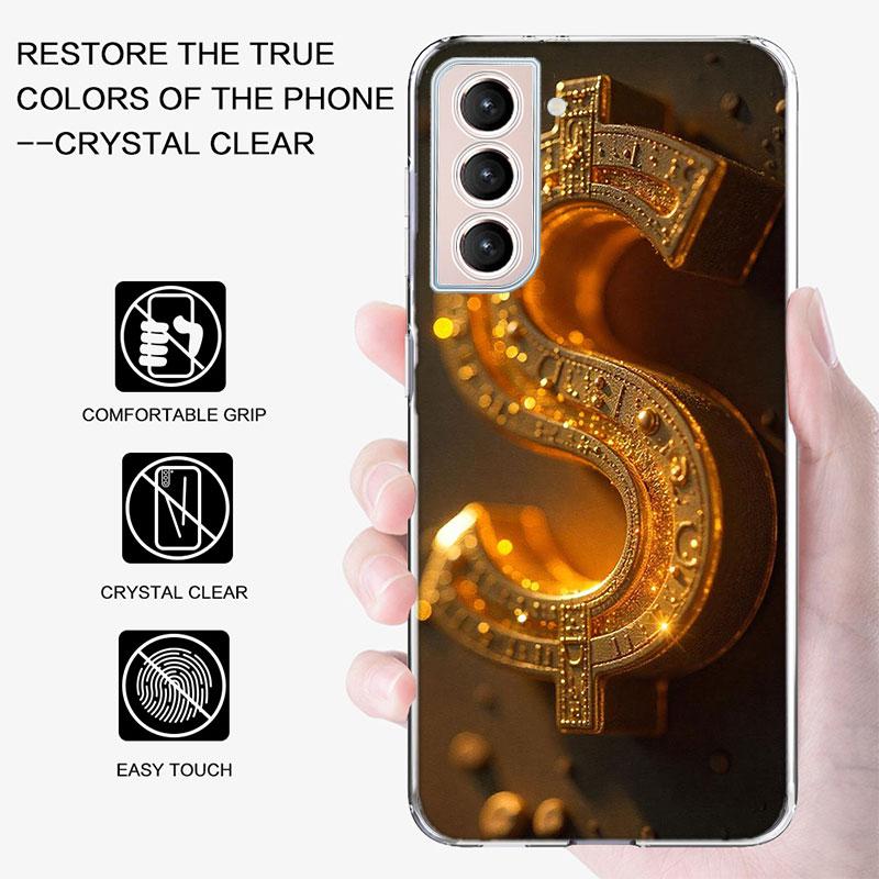 The World of US Dollar Currency Phone Case For Samsung A16 A26 A36 A56 A17 A15 A25 A35 A55 A14 A24 A34 A54 A04S A05S Galaxy Note