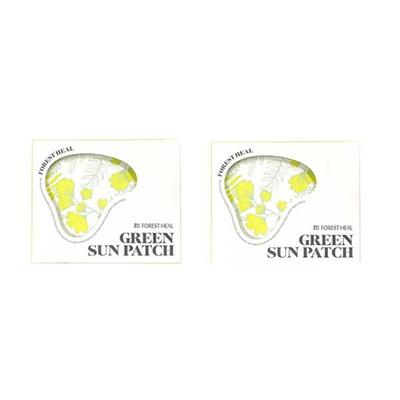 Gesichts-UV-Schutz Sonnenpflaster transparent kühlendes Feuchtigkeitsgel 4 Stück, 16g, 2 Sets