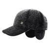 Winter Thick Baseball Cap Windproof Cap Men's Outdoor Warm Ear Protection Cotton Cap