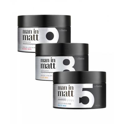 ElastIne ElastIne Man In Matte WaX 80g X 3  Choose 1 Paste Clay Hard 