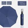 Automatic Umbrella Men's Large Reinforced Thickened Strong Wind-Resistant Sun Umbrella Folding Sun Umbrella Female Rain Or Shine Dual-Use Umbrella