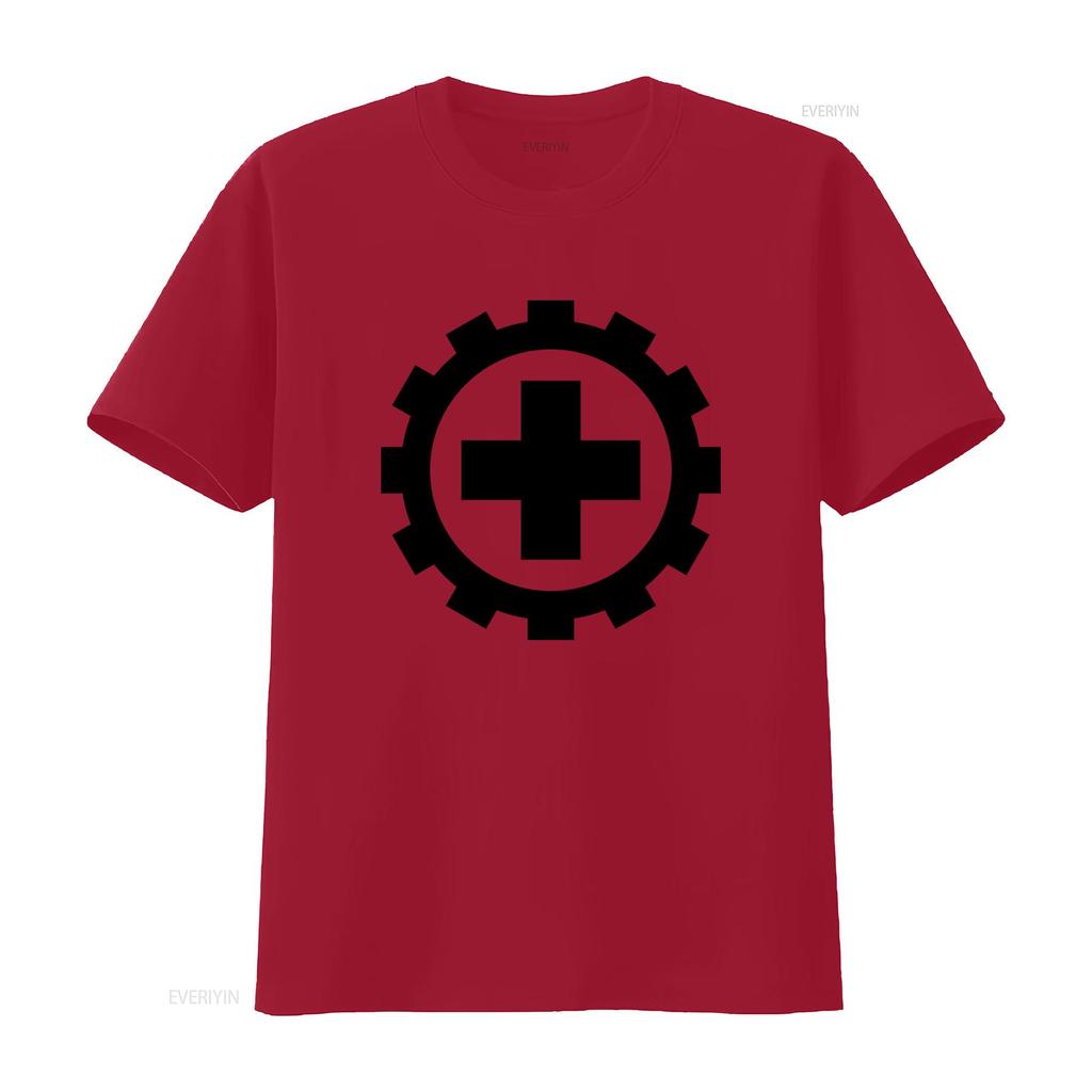 Industrial Style Laibach Logo T shirt for  vintage Washed designer clothes streetwear Slightly Stylish Soft Casual Stretched