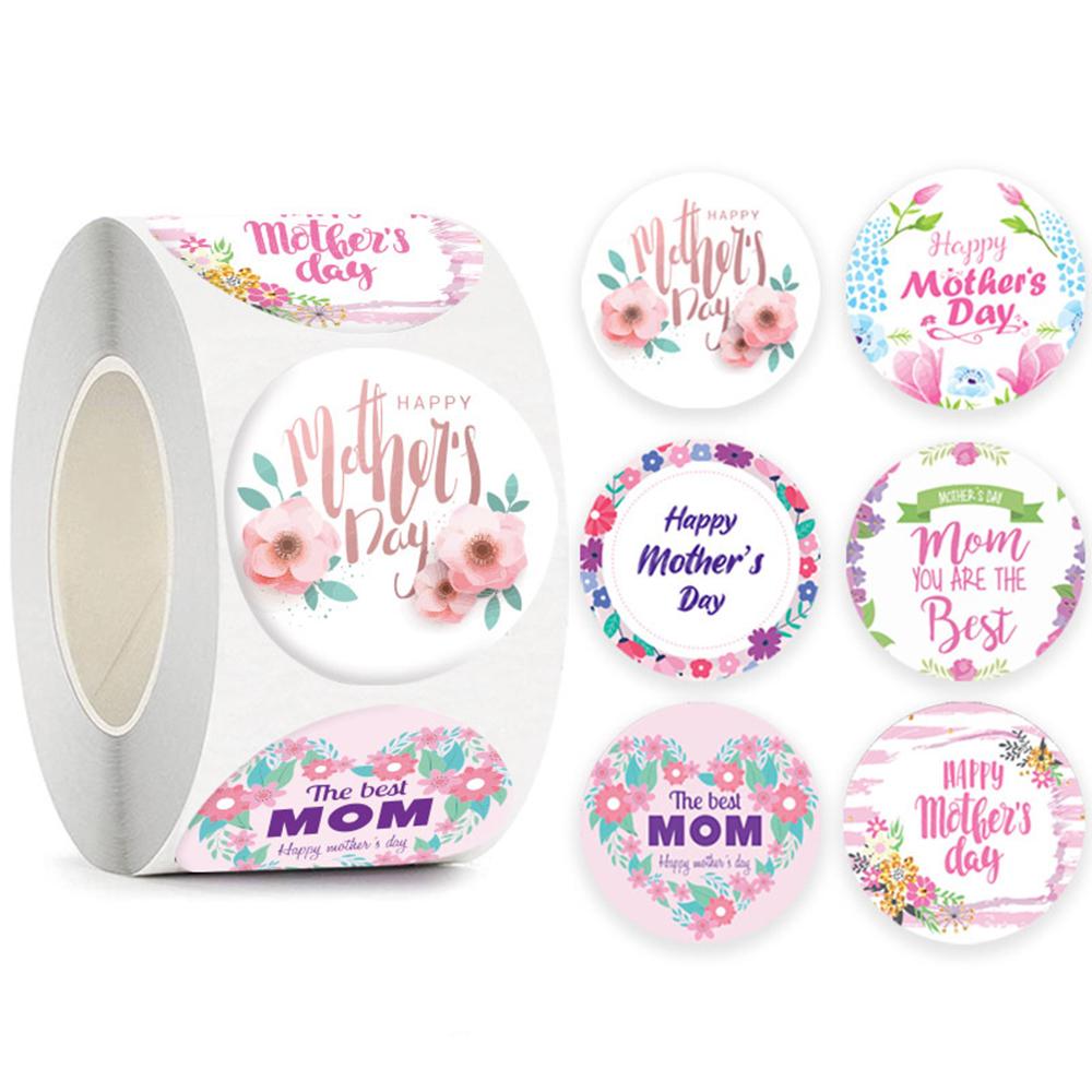 100-500Pcs Brand new High-Quality Round High-Quality Shape High-Quality 100Pcs High-Quality Happy High-Quality Mother S High-Quality Day Present