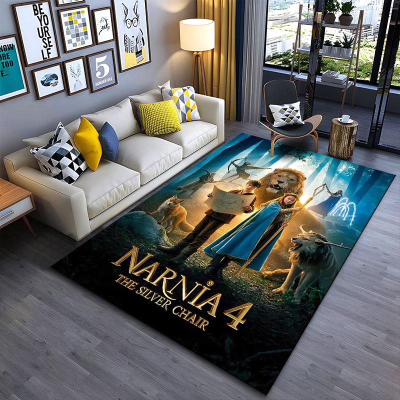 Fantasy Carpet with Lion Design suitable as a non-slip mat for the living room or bedroom sofa