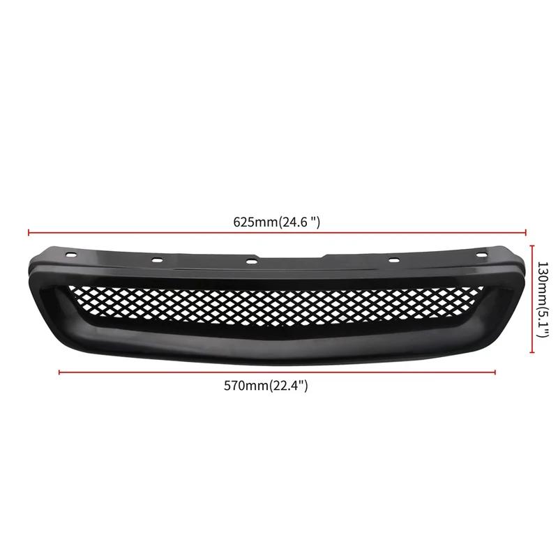 JDM Car Front Bumper Mesh Hood Grille Fit For Honda 96-98 Civic EK EJ Type R