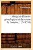 كتاب Abrege De l'Histoire Genealogique De La Maison De Lorraine (Ed.1743)