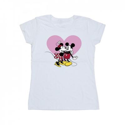 Mickey Mouse Love Languages ​​Baumwoll-T-Shirt für Damen