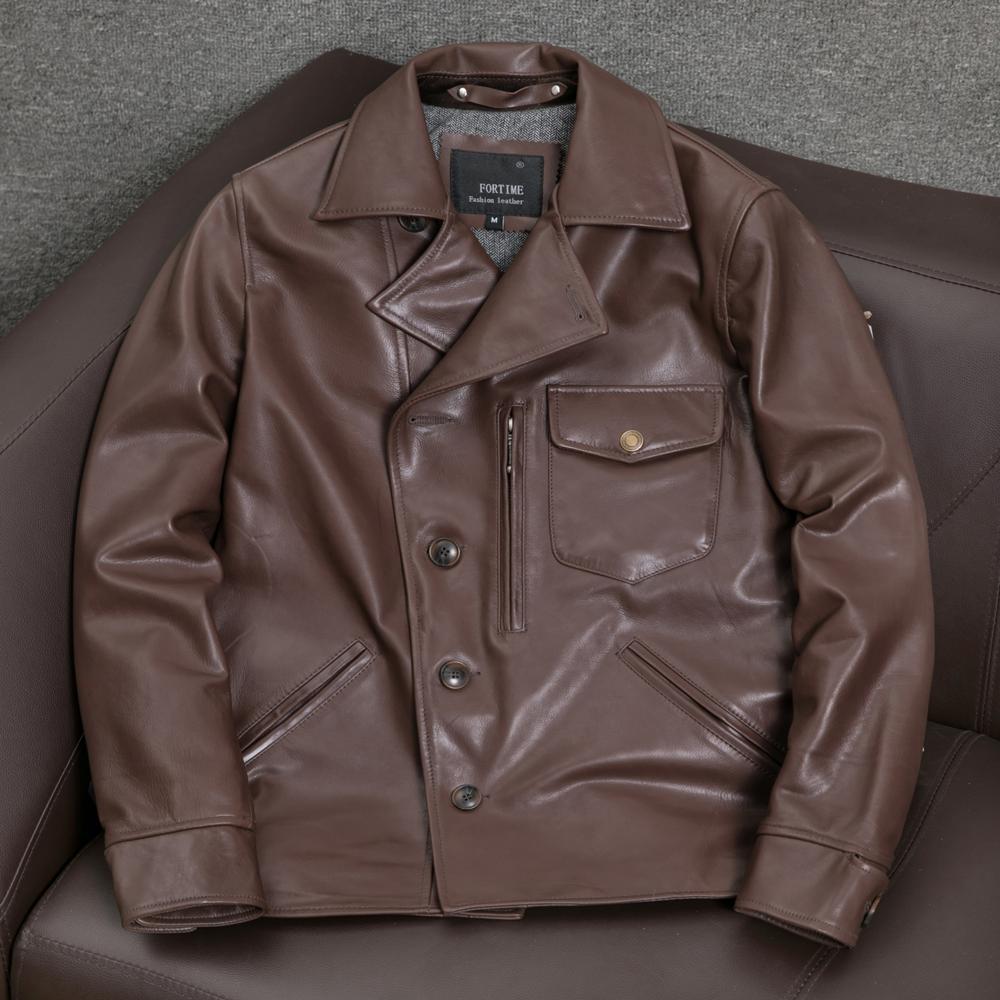 

Мужская куртка из натуральной телячьей кожи, мягкая, приталенная, байкерская куртка премиального качества 3XL