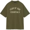 Футболка Essentials с круглым вырезом, армейские мужские топы, зеленая 125BT244195F
