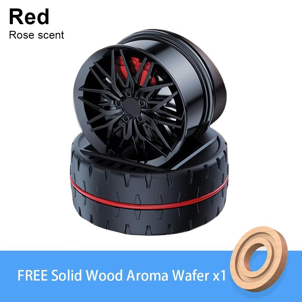 

1Pcs Solar Powered Car Purifier Fragrance Rotating Auto Aroma Diffuser Home Decor Red