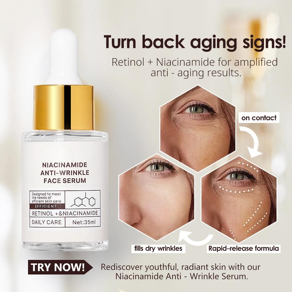 Niacinamide Anti-Wrinkle Facial Essence Fades Flare To Improve Dull and Brighten Skin Tone