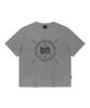 BROWNBREATH Stamp Tag Pigment Tee - Gray