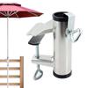 Easy To Install Patio Umbrella Holder Adjustable Umbrella Clip Durable Deck Umbrella Stand  Deck