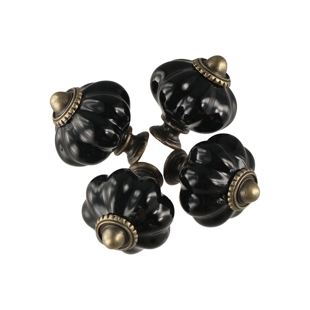 

European Style Cabinet Knob Round Drawer Knobs Retro Door Pull Handles Wardrobe Style4