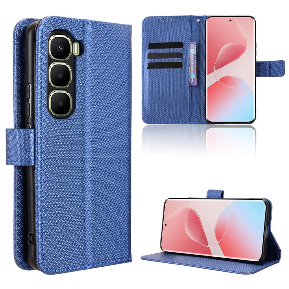 Flip Cases für Infinix Hot 60 Pro+ Plus PU-Leder Ganzkörperschutz Stoßfest Langlebig Retro Handyhülle