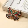 Fashion Exquisite Colorful Diamond Butterfly Brooches Cute Animal Corsage Pin For Women Girls Clothing Jewelry Accessories Gifts