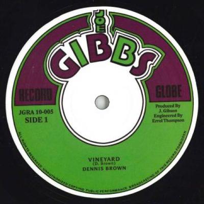 10inch Record DENNIS BROWN - Vineyard / Repatriation; Jubilation JGRA10005 Joe Gibbs 1979 UK Reggae, Ska & Dub